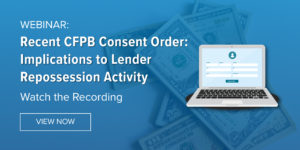 CFPB Consent Order Webinar